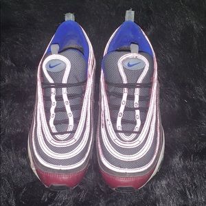 Nike AirMax 97 Cool Grey Night Maroon Sz 10.5Mens